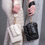 SCOUT The Carly Pouch Black Quilted