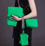 SCOUT The Carly Pouch Green Velvet