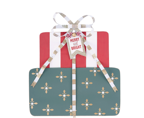 GLORY HAUS Merry and Bright Present Topper