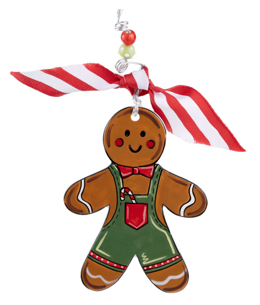 GLORY HAUS Gingerbread Boy Flat Ornament – Raspberry Row