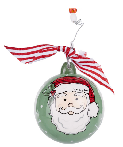 GLORY HAUS Santa Face Ball Ornament