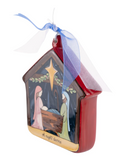 GLORY HAUS Oh NIght Divine Nativity Puff Ornament