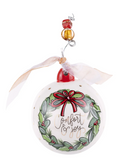 GLORY HAUS COmfort & Joy Wreath Ornament
