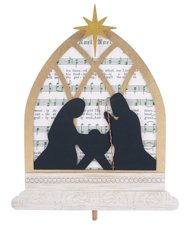 GLORY HAUS Noel Nativity Topper