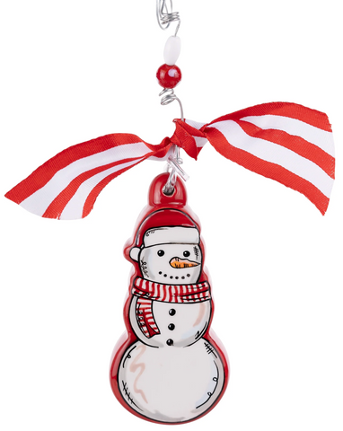 GLORY HAUS Snowman Puff Ornament