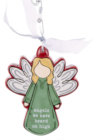 GLORY HAUS Angels We Have Heard On High Puff Ornament