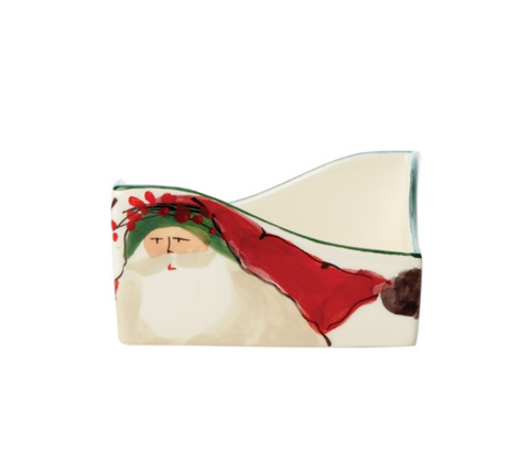 VIETRI Old St. Nick Cocktail Napkin Holder