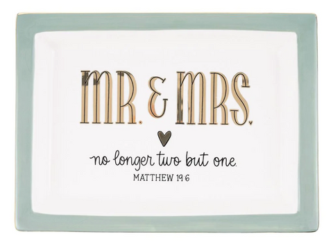 GLORY HAUS No Longer Two But One Trinket Tray