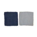 Linen Blend napkins with Fringe Set