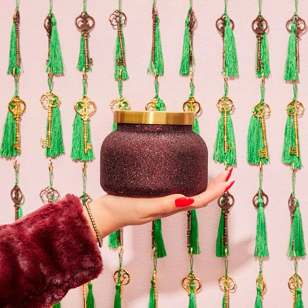 CAPRI BLUE Tinsel and Spice Glam Signature Jar – Raspberry Row