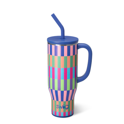SWIG Brite Stripe Mega Mug 30oz.