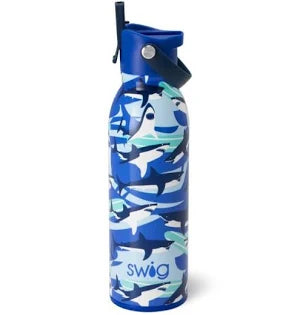 SWIG Shark Fin Flip + Sip Bottle