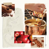 THYMES Simmered Cider Candle Tin with Gold Lid