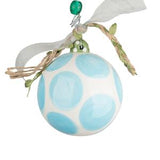 GLORY HAUS Baby's First Christmas Blue Ornament