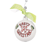 GLORY HAUS Stocking Baby's 1st Christmas Ornament