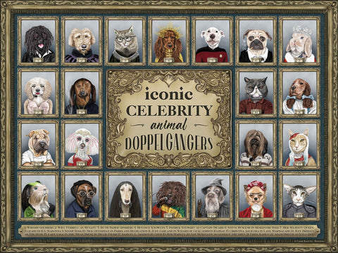 Iconic Celebrity Animal Dopplegangers Puzzle
