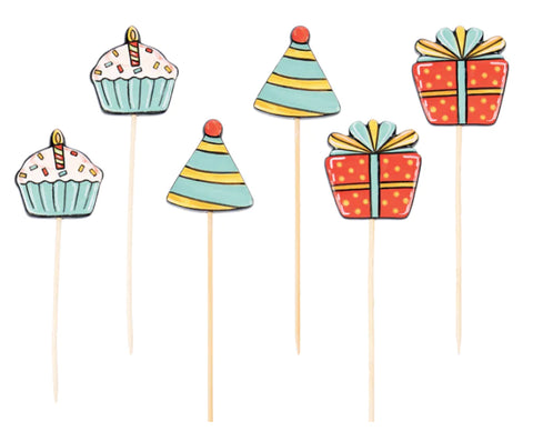 GLORY HAUS Cupcake Decorations - Set of 6