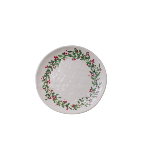 Relish Christmas Wreath Salad Plate