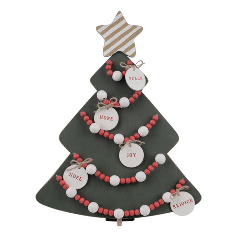 GLORY HAUS Christmas Tree with Ornaments Topper