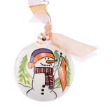 GLORY HAUS Tis the Season Clemson Snowman Ornament