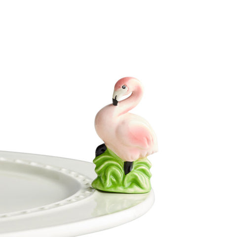 NORA FLEMING Tickled Pink Flamingo Mini