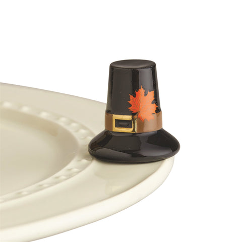 NORA FLEMING We Gather Together Pilgrim Hat Thanksgiving Mini
