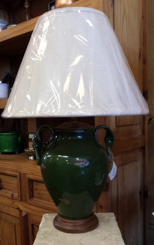 Green Urn Lamp
