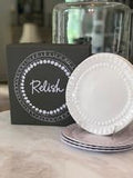 RELISH Cream Canape Plate Set