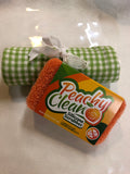 Peachy Clean Silicone Scrubber - Peach Fragrance