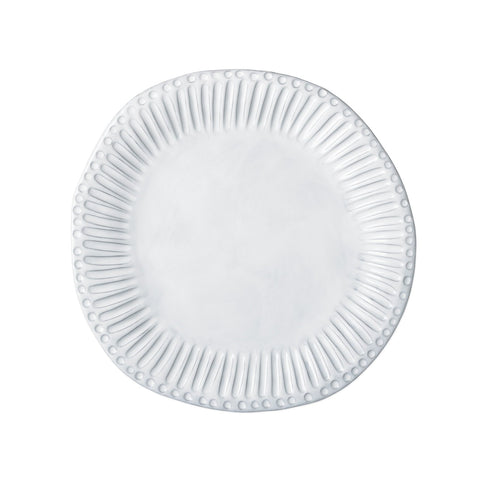 VIETRI Incanto White Stripe European Dinner Plate