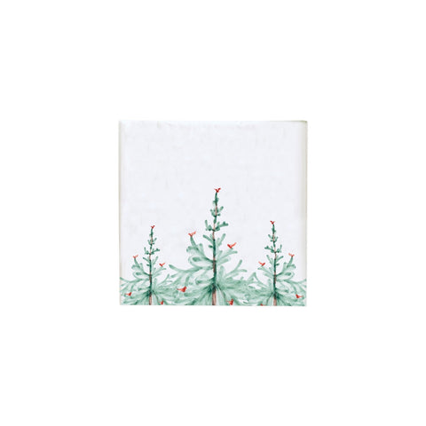VIETRI Lastra Holiday Linen Cocktail Napkins