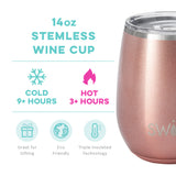 SWIG Stemless Wine Cup - Glamazon Gold
