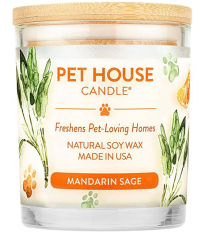 Pet House Candle - Mandarin Sage