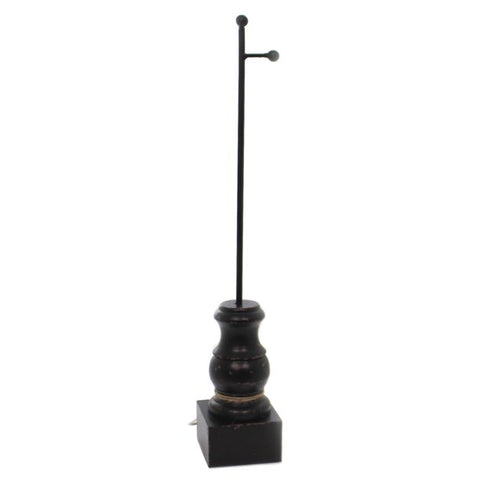 Black Display Pole with Stand