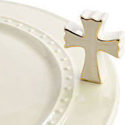 NORA FLEMING White Cross Mini