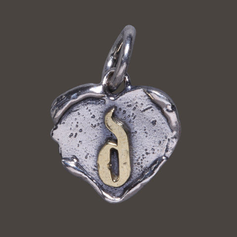 WAXING POETIC Heart Insignia Charm "d" by Waxing Poetic