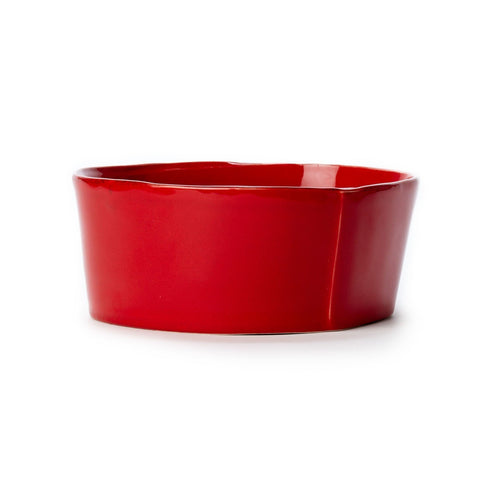 Lastra Red Medium Serving Bowl