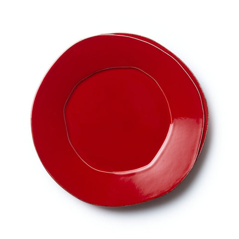 Lastra Red European Dinner Plate