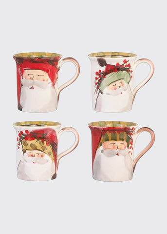 Old St. Nick Assorted Mugs - Set