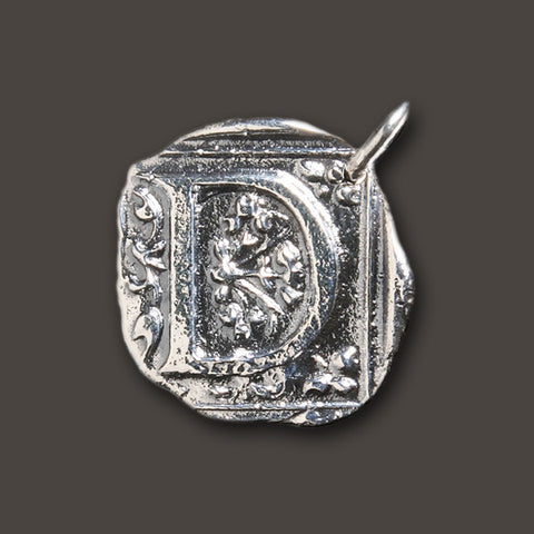WAXING POETIC Square Insignia Charm "D" by Waxing Poetic