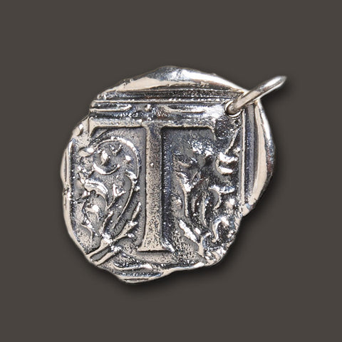 WAXING POETIC Square Insignia Charm "T" by Waxing Poetic