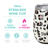 SWIG Stemless Wine Cup - Luxy Leopard
