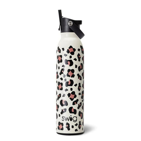 SWIG Flip and Sip Bottle - Luxy Leopard